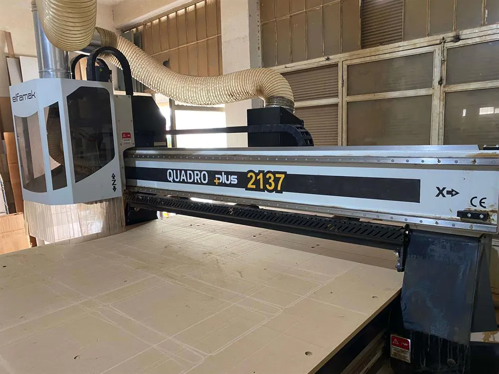 Elfamak Quadro 2137 Düz Tabla CNC Router (2023) — 9/18