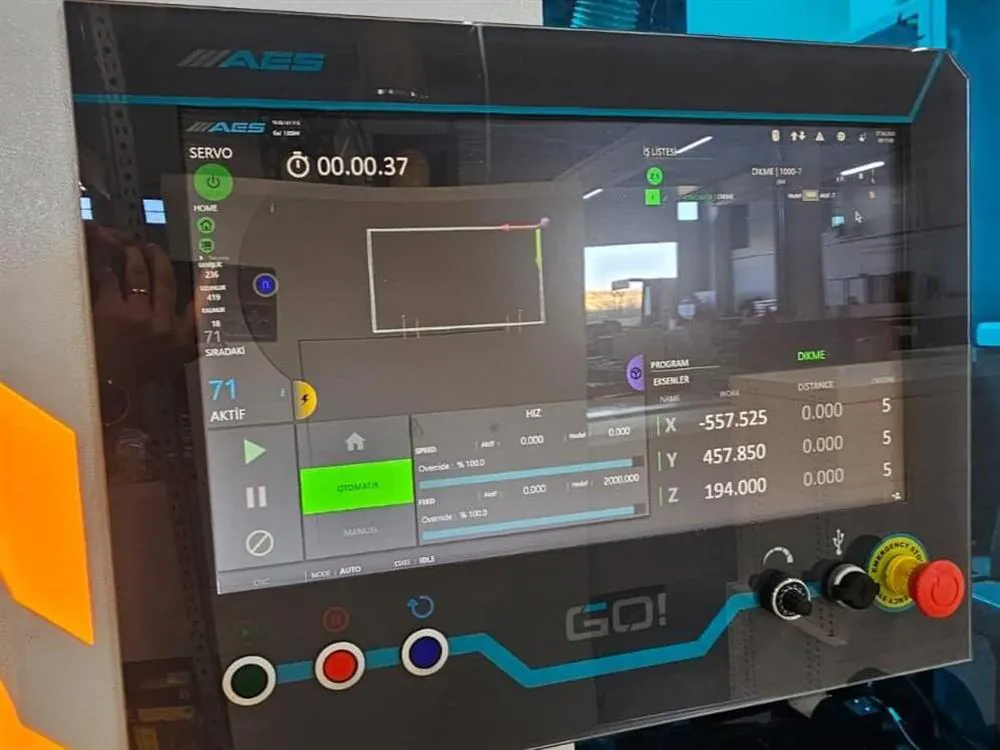 AES GO 1300 M ATC CNC Delik Makinesi (2021) — 8/10