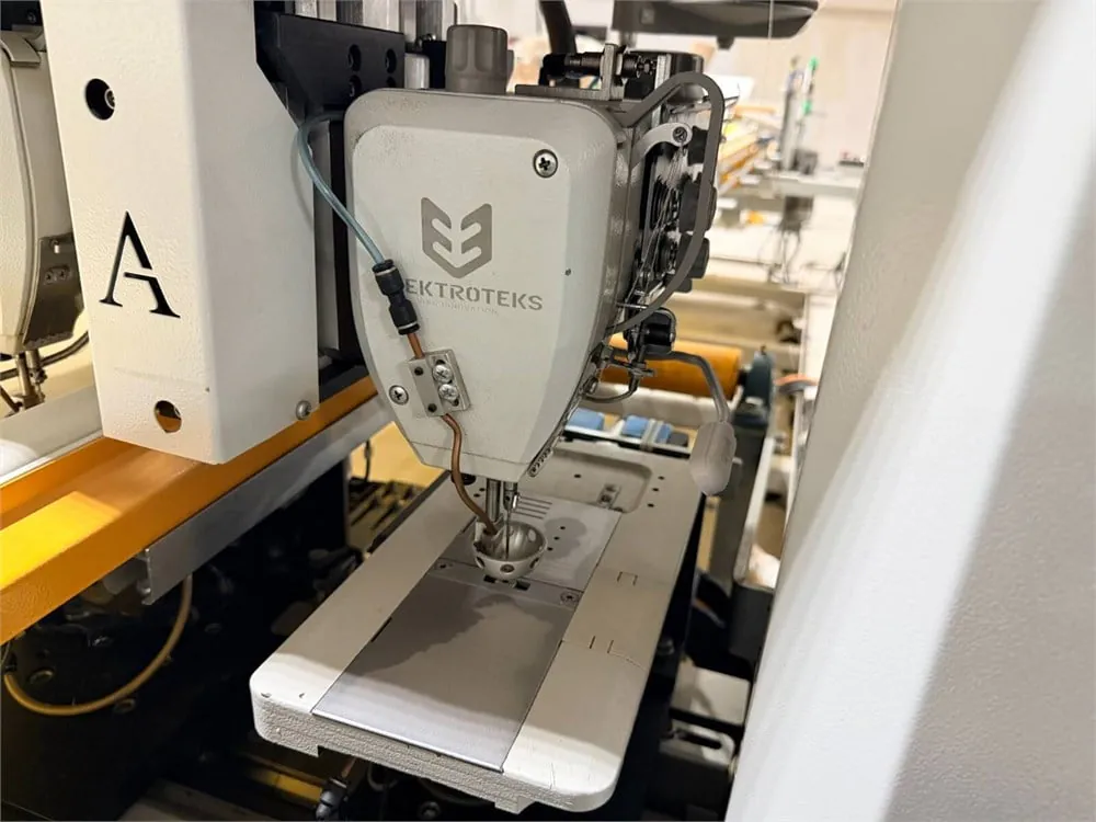 ELEKTROTEKS HYDRA Çift Kafa Çift Kasnak Kontinü Kapitone Dikiş Makinesi (2020) — 6/14