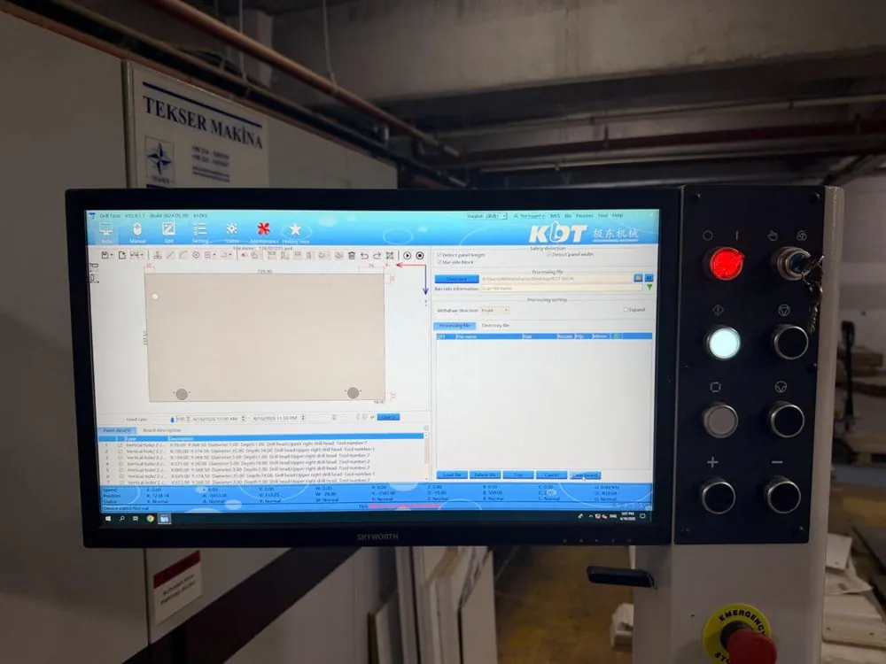 KDT 612 K 1+1 CNC Delik Makinesi (2022) — 5/8