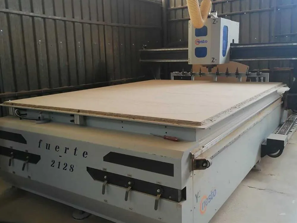 Nesto Fuerte 2128 Flat CNC Nesting Makinesi (2021) — 4/10