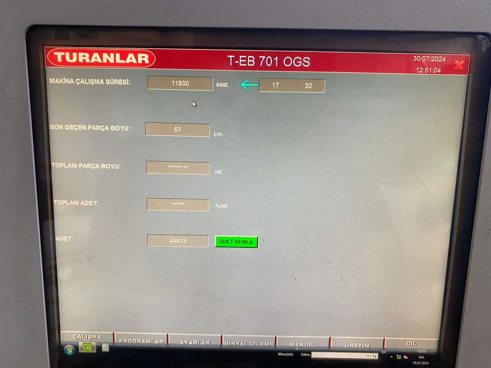 Turanlar 701 Ogs Kenar Bantlama Makinesi (2015) — 6/16