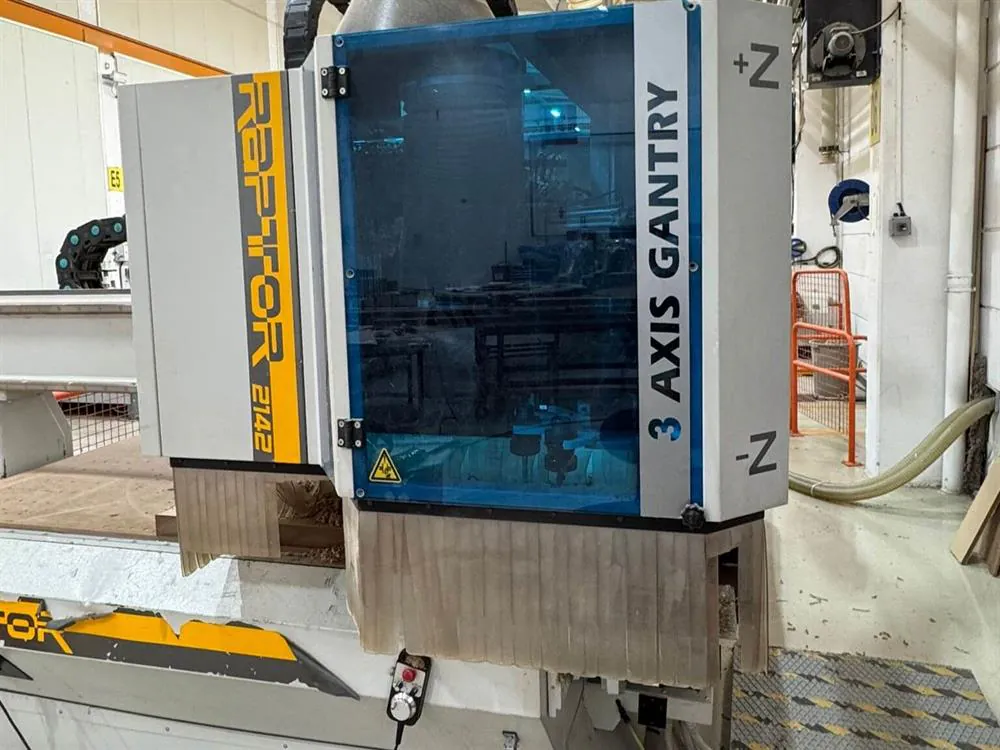 AES Raptor 2142 Düz Tabla CNC Makinesi (2015) — 6/8
