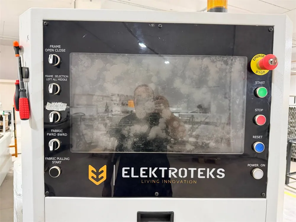 ELEKTROTEKS HYDRA Çift Kafa Çift Kasnak Kontinü Kapitone Dikiş Makinesi (2020) — 13/14