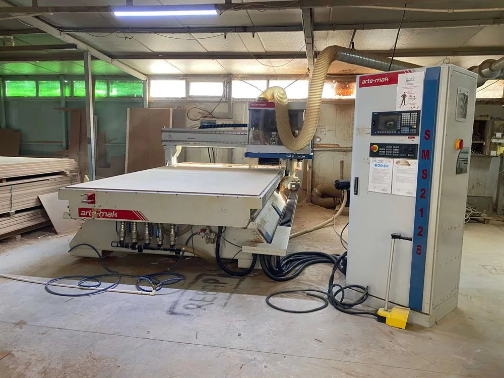 Artemak SMS 2128 Düz Tabla CNC Router (2017) — 3/9