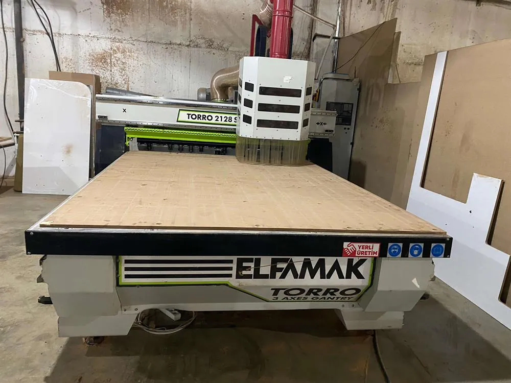 Elfamak Torro 2128 Düz Tabla CNC Makinesi (2020) — 3/13
