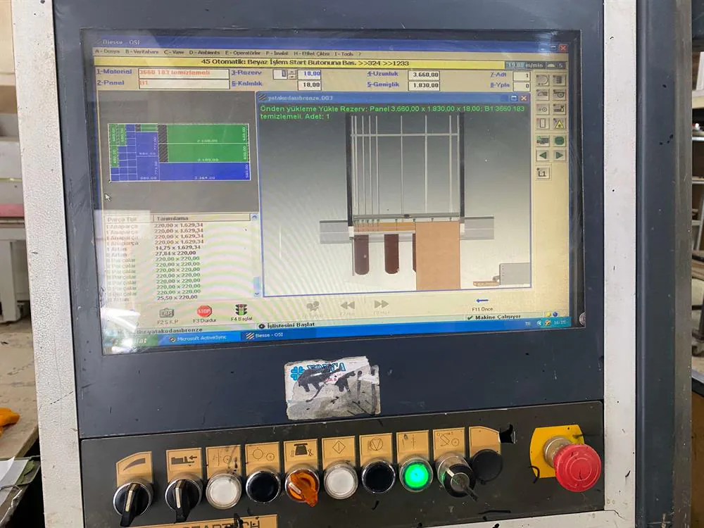 Biesse Sektor 430 Panel Ebatlama Makinesi (2010) — 5/10