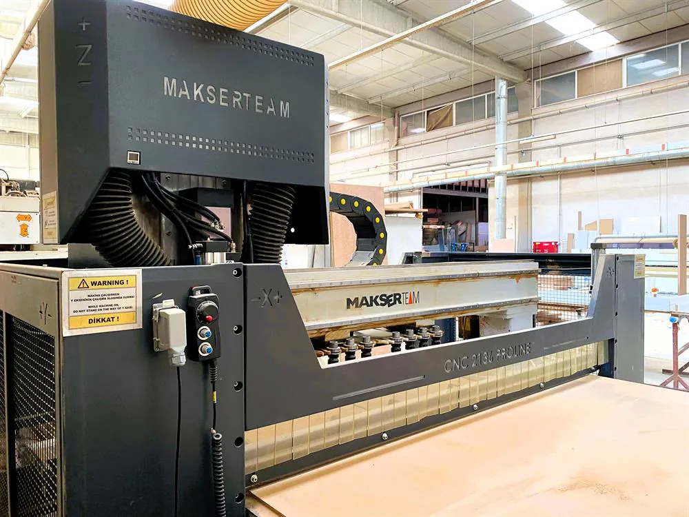 Makser Makine Proline 2136 Düz Tabla CNC Makinesi (2019) — 10/18