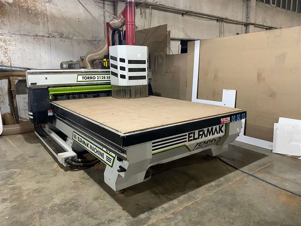 Elfamak Torro 2128 Düz Tabla CNC Makinesi (2020) — 2/13