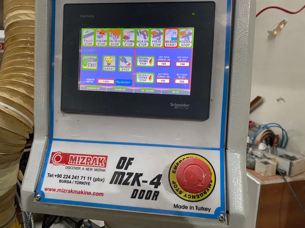 Mızrak Makine Mzk-4 Door Kapı Kenar Bantlama Makinesi (2022) — 4/8