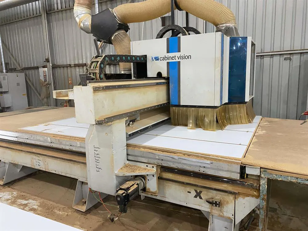 Aes Raptor 2142 Cabinet Vision Düz Tabla CNC Nesting Makinesi (2012) — 3/13