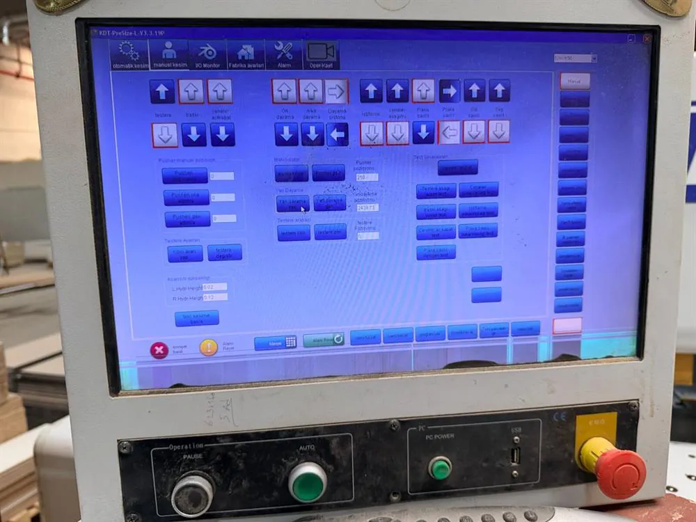 KDT P 38 T Asansörlü Panel Ebatlama Makinesi (2014) — 8/8