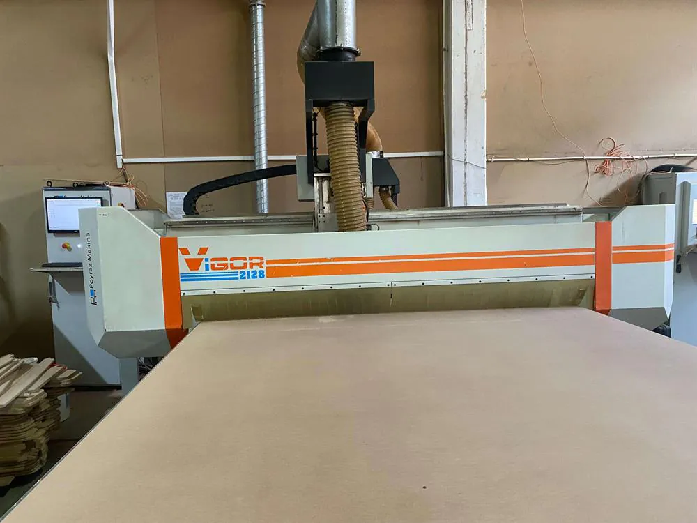 Poyraz Vigor 2128 Düz Tabla CNC Makinesi (2019) — 3/12
