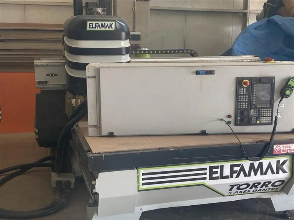 Elfamak Torro 2128 Düz Tabla CNC Makinesi (2021) — 6/8