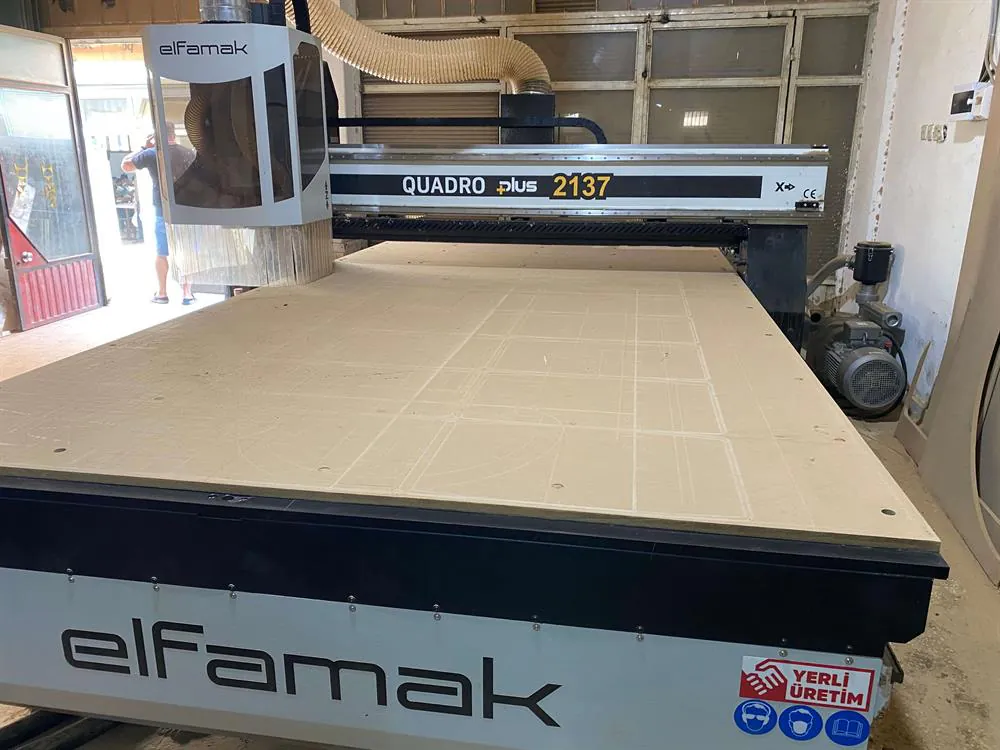 Elfamak Quadro 2137 Düz Tabla CNC Router (2023) — 3/18