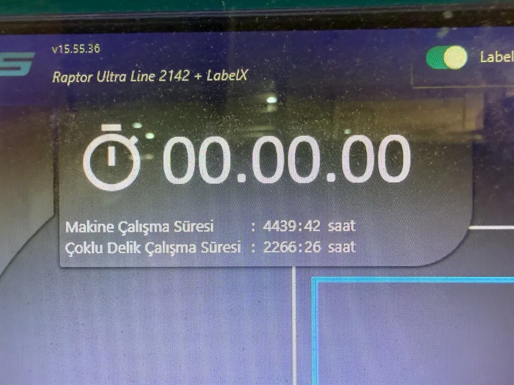 AES Raptor Ultra Line 2142 CNC Nesting Makinesi (2020) — 13/13