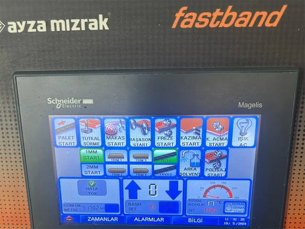 Ayza Mizrak Fastband Az 612 Otomatik Kenar Bantlama Makinesi (2017) — 10/11
