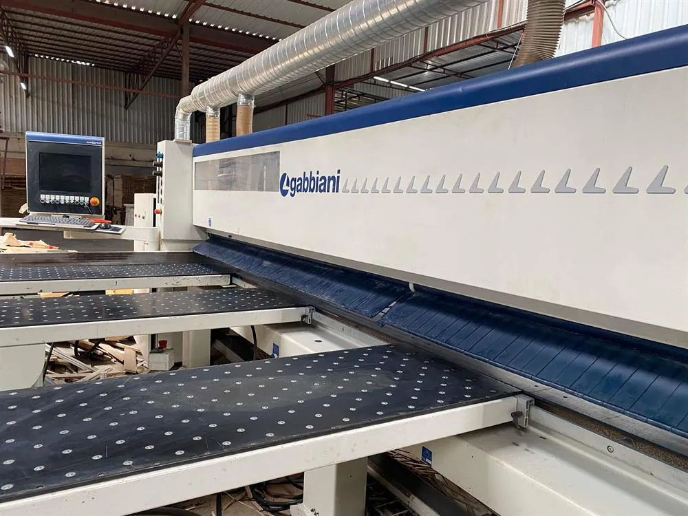 SCM Group Gabbiani Galaxy 3 110 Önden Yüklemeli Panel Ebatlama Makinesi (2015) — 6/12