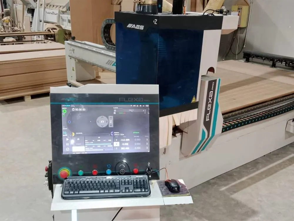 AES Flexa Pro 2136 Düz Tabla CNC Router Makinesi (2021) — 6/9