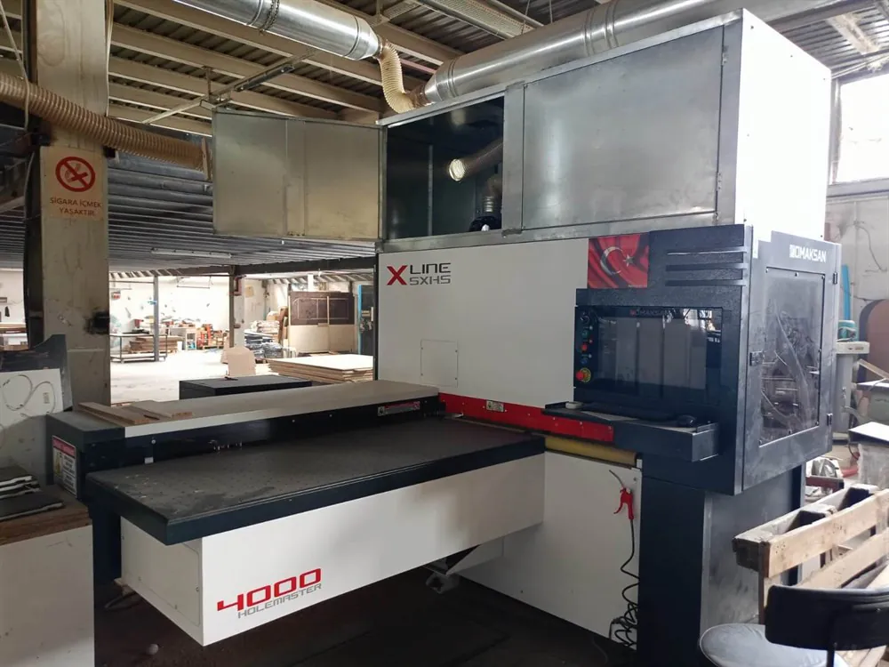 Omaksan Holemaster 4000 X-line CNC Delik Makinesi (2025) — 3/4
