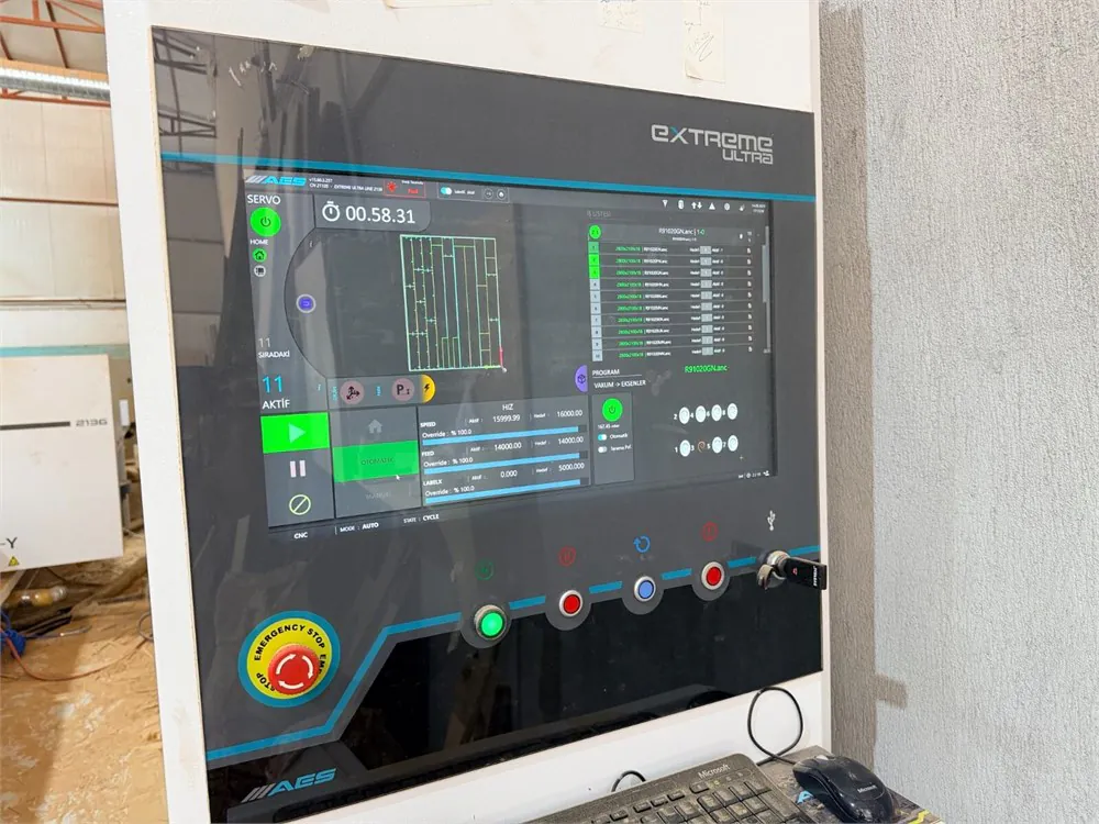 AES Extreme Ultra Line 2136 CNC Nesting Makinesi (2024) — 10/15