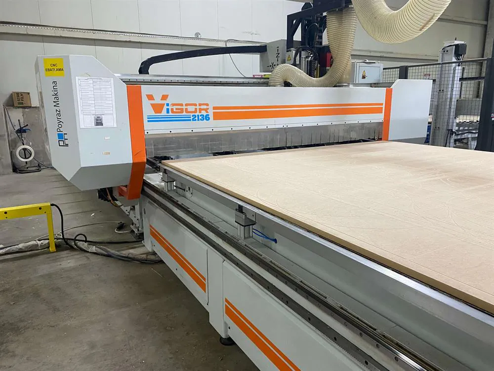 Poyraz CNC Vigor 2136 CNC Nesting Makinesi (2020) — 3/16