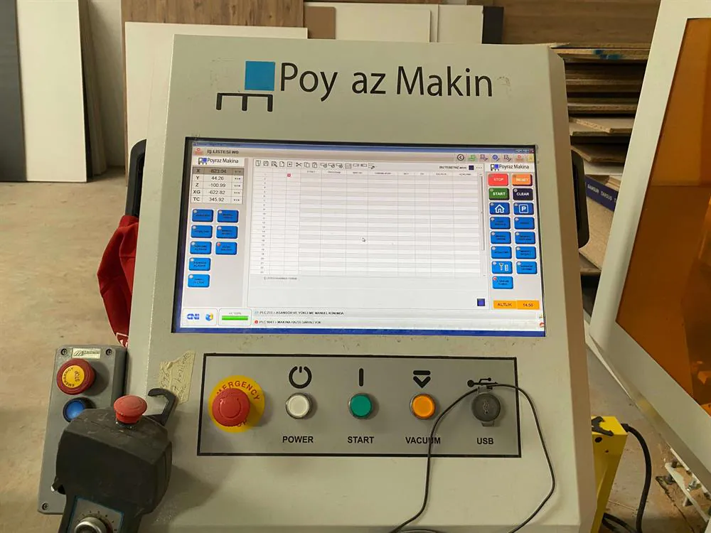 Poyraz Cnc Vigor 2136 CNC Nesting Makinesi (2022) — 8/21