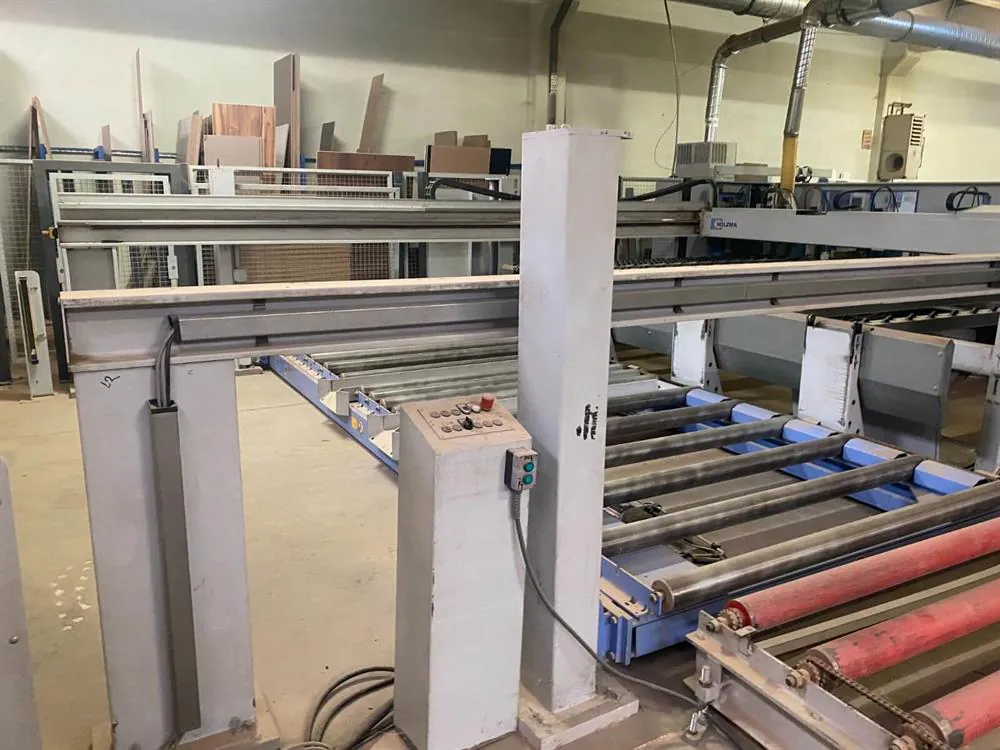 Homag Holzma Optimat HPL 430/43/22 Asansörlü Yandan Yüklemeli Panel Ebatlama Makinesi (2012) — 7/8