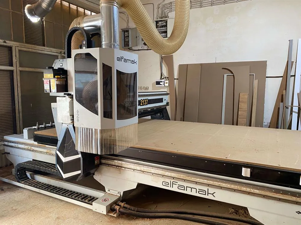 Elfamak Quadro 2137 Düz Tabla CNC Router (2023) — 5/18
