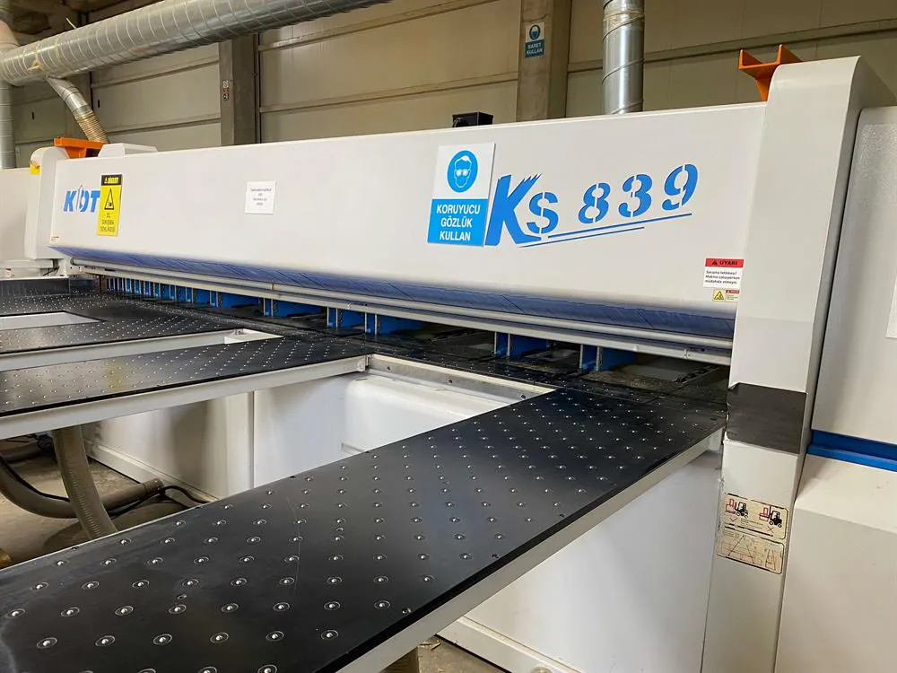 KDT KS 839 CP Asansörlü Arkadan Yandan Yüklemeli Panel Ebatlama Makinesi (2021) — 4/12
