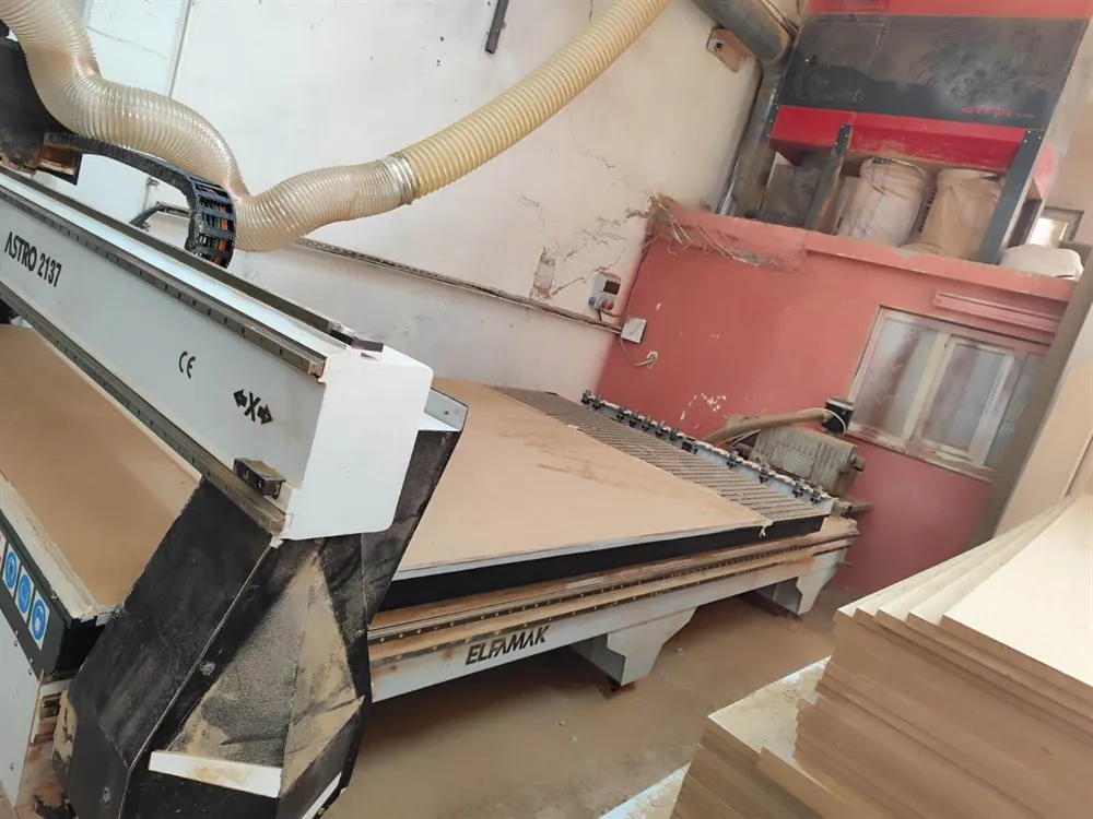 Elfamak Astro 2137 Düz Tabla CNC Makinesi (2021) — 3/8