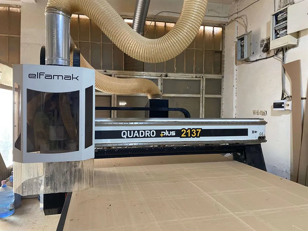 Elfamak Quadro 2137 Düz Tabla CNC Router (2023) — 4/18