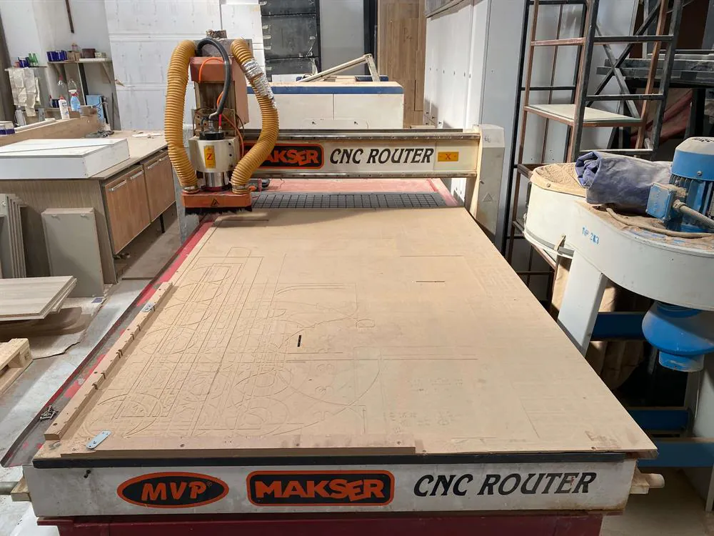 Makser Makine 1325 Düz Tabla CNC Makinesi — 5/13