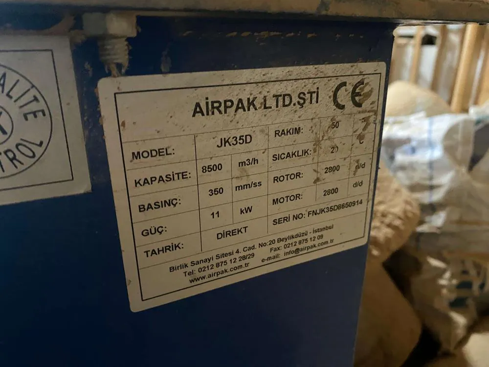 Ünalsan Toz Toplama Sistemi (2015) — 12/13