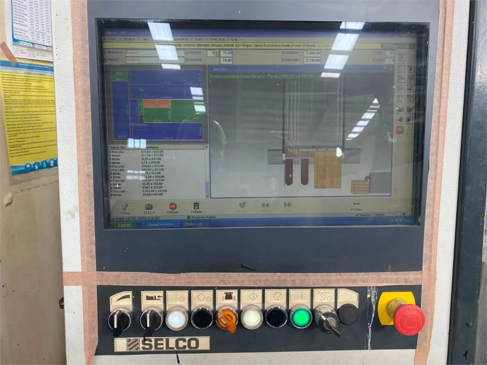 BİESSE Eb 95 Önden Yüklemeli Panel Ebatlama Makinesi (2009) — 6/11