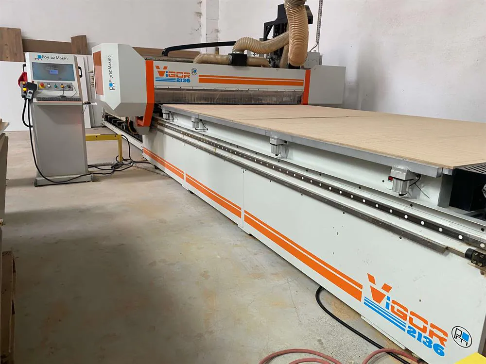 Poyraz Cnc Vigor 2136 CNC Nesting Makinesi (2022) — 3/21
