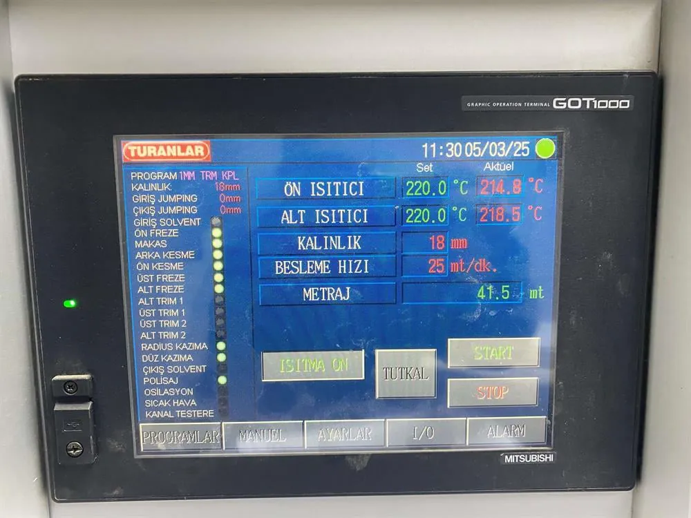 Turanlar T-EB 601S Kenar Bantlama Makinesi (2011) — 4/14