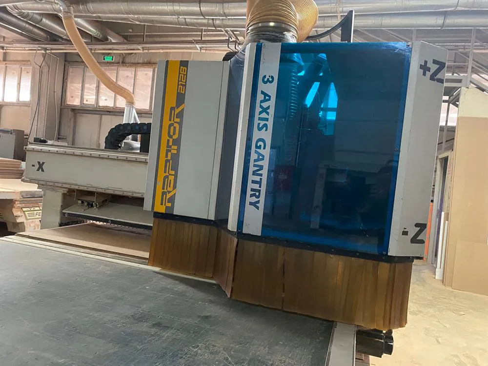 AES Raptor 2128 CNC Nesting Makinesi (2011) — 4/20