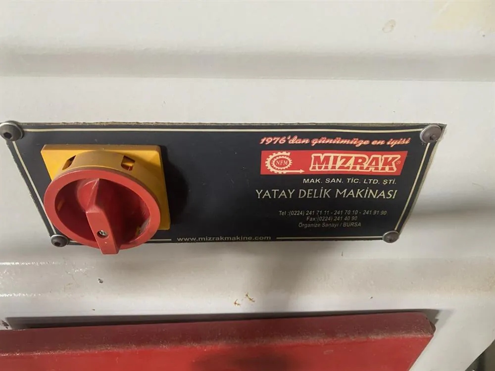 Mızrak Makine Yatay Delik Makinesi — 8/8
