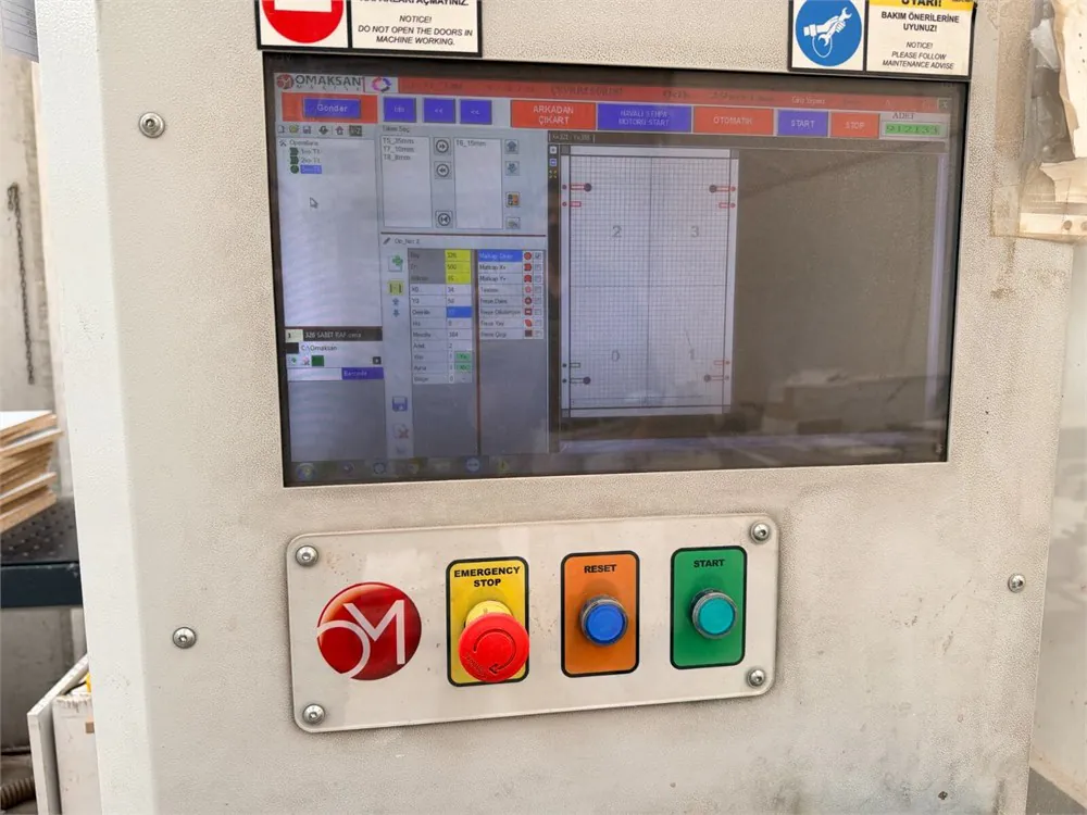OMAKSAN 4000 X-Line Cnc Delik Makinesi (2017) — 6/10