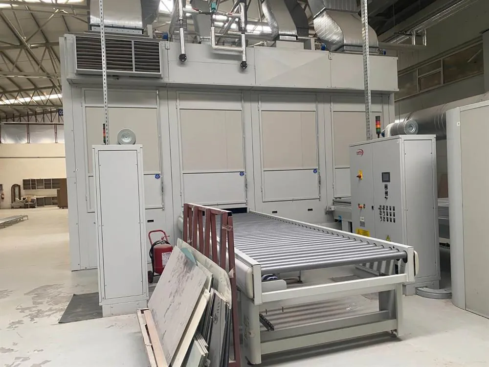 Cefla Ibotic RU2WB Boya Püskürtme ve UV Kurutma Makinesi (2013) — 8/17