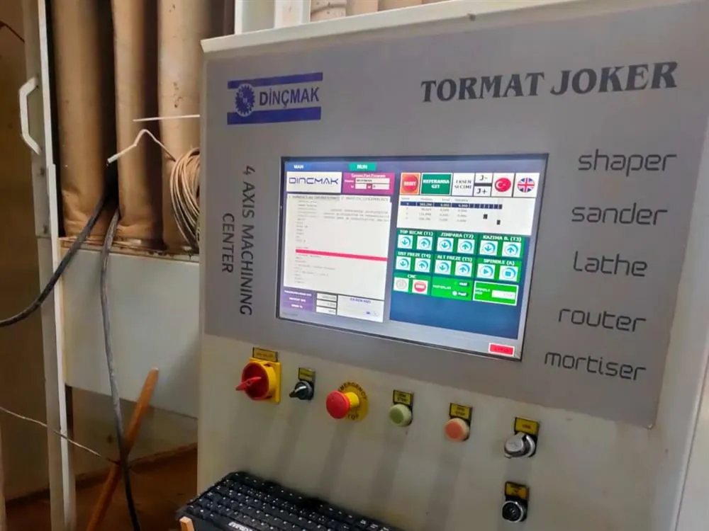 Dinçmak Tormat Joker CNC Ahşap Torna Makinesi (2019) — 4/6