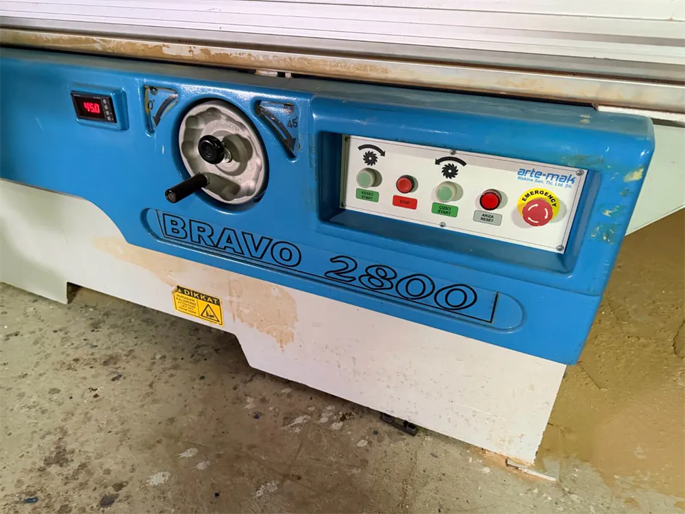 Artemak Bravo 2800 Çizicili Yatar Daire Testere (2022) — 4/7