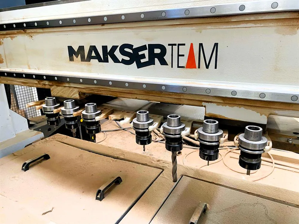 Makser Makine Proline 2136 Düz Tabla CNC Makinesi (2019) — 9/18
