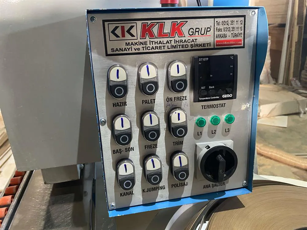 KLK K-80 Kenar Bantlama Makinesi (2017) — 11/12