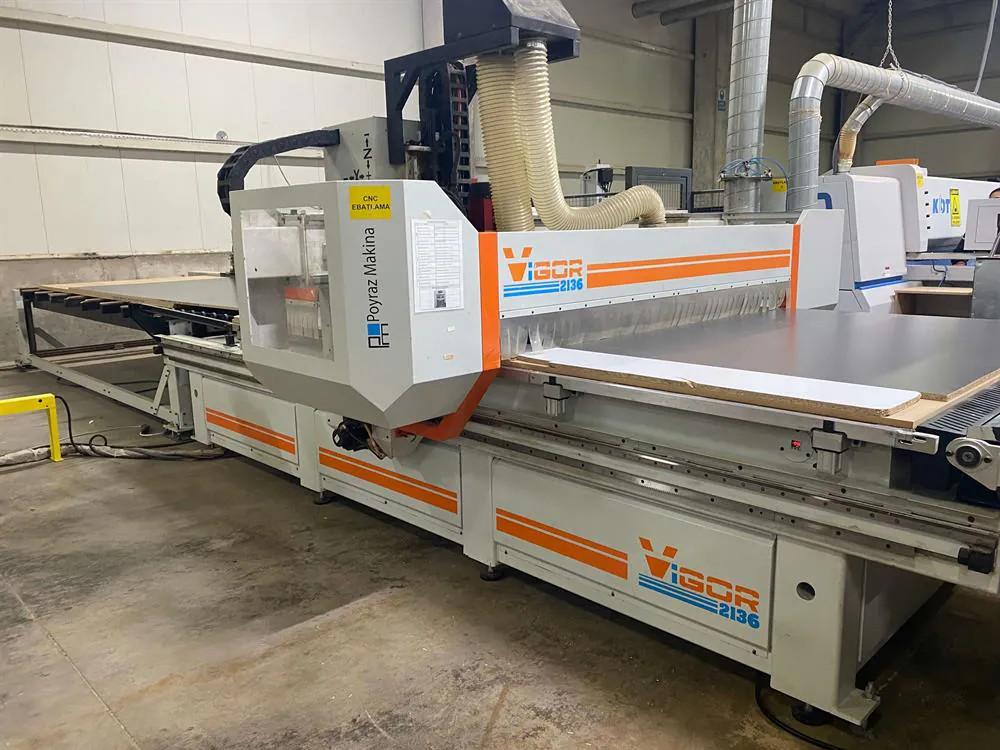 Poyraz CNC Vigor 2136 CNC Nesting Makinesi (2020) — 2/16