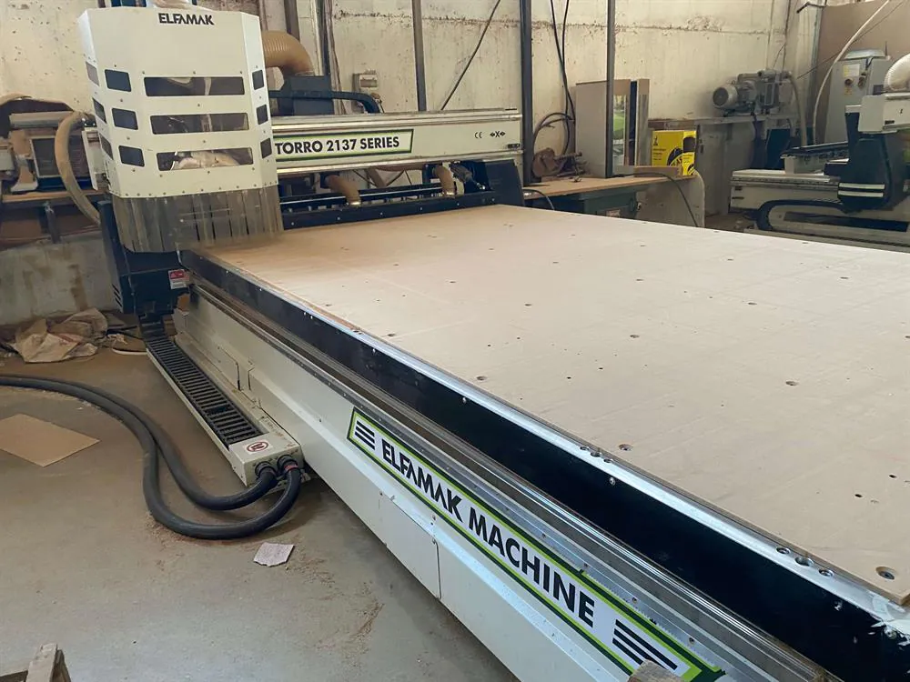 Elfamak Torro 2137 Düz Tabla CNC Router (2020) — 5/13