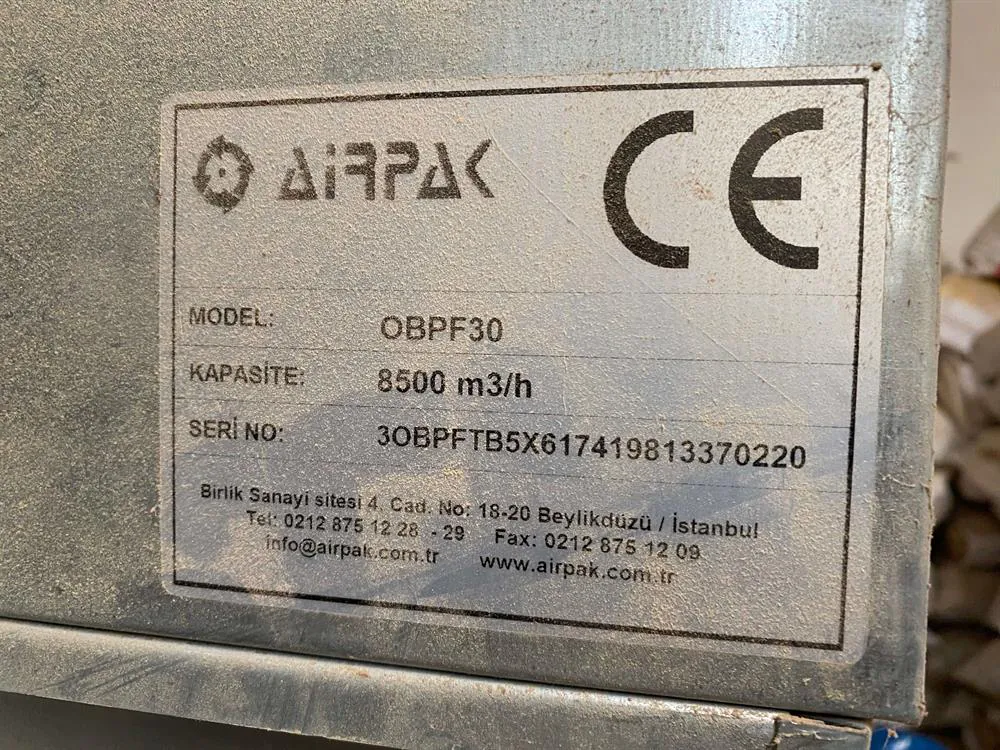 Airpak OBHPF30 Toz Toplama Sistemi (2020) — 3/3