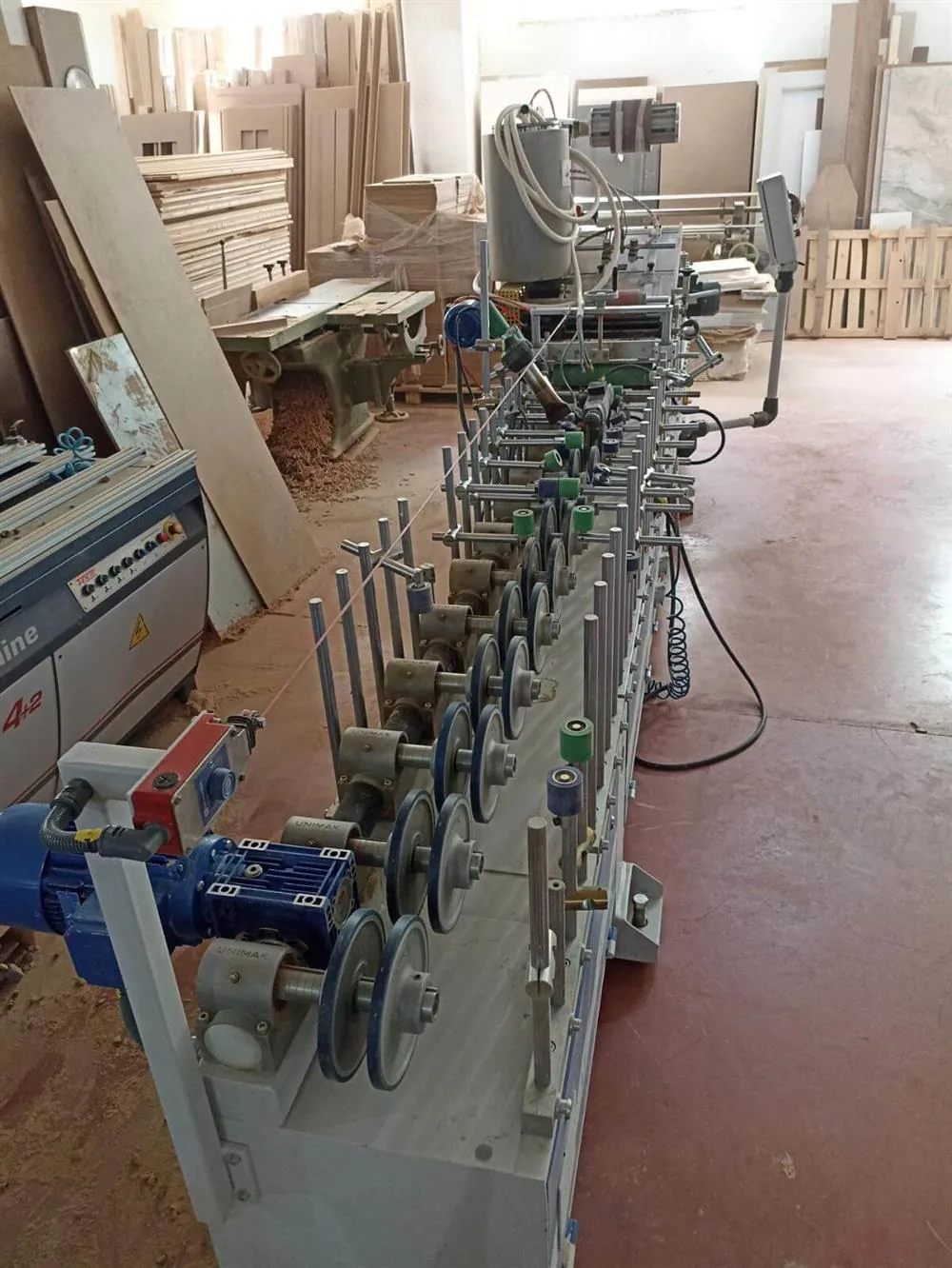 Unimak PW 35 F 5 - E Ahşap Profil Sarma Makinesi (2016) — 11/12