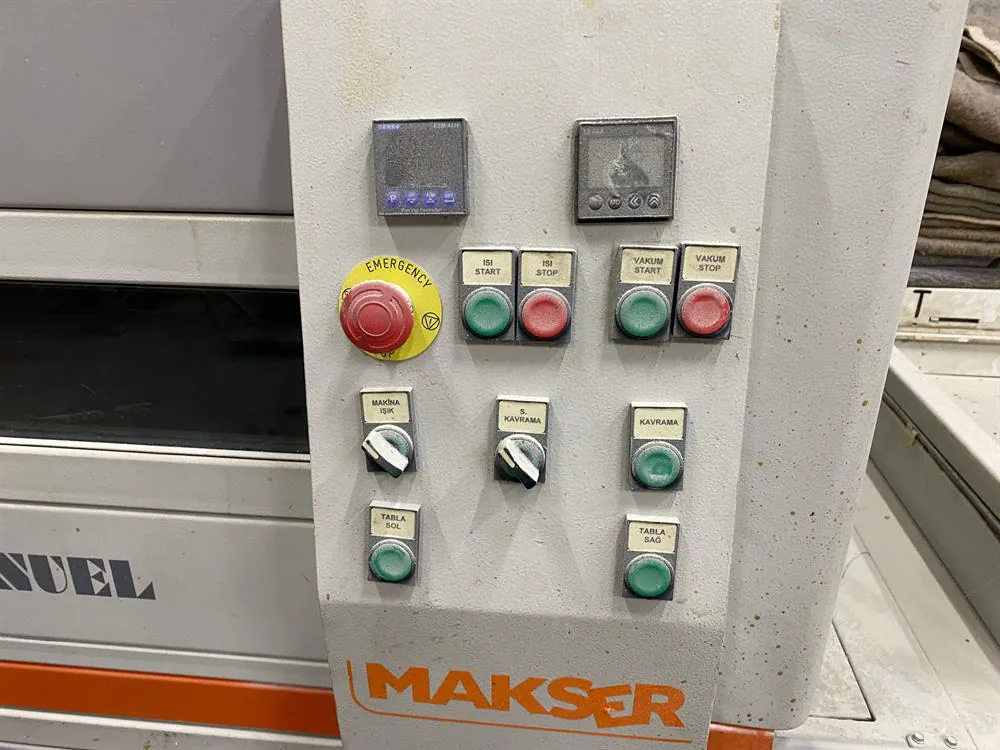 Makser Makine Multx WP 4 Otm Membran Pres Makinesi (2011) — 6/13